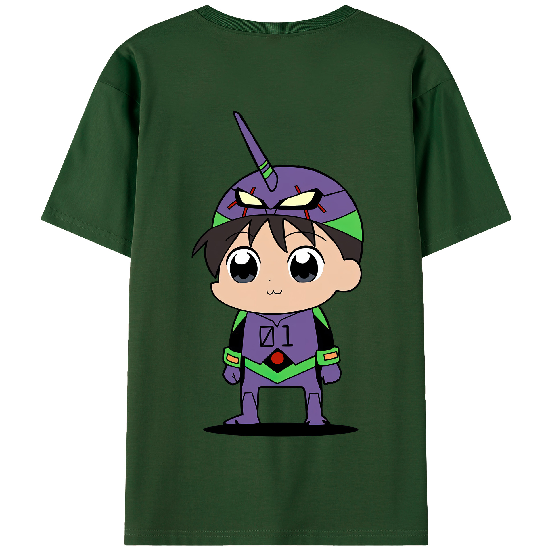 （画像用） EVA 新世紀エヴァンゲリオン 綿100％半袖Tシャツ（背面プリント）